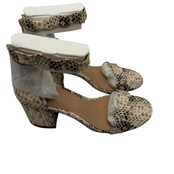 Inc International Concepts Women Hadwin Scallop Snake Sandals Size 7M Open Toe - Picture 5 of 14